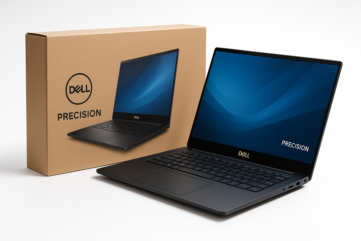 Dell precision laptop package and product