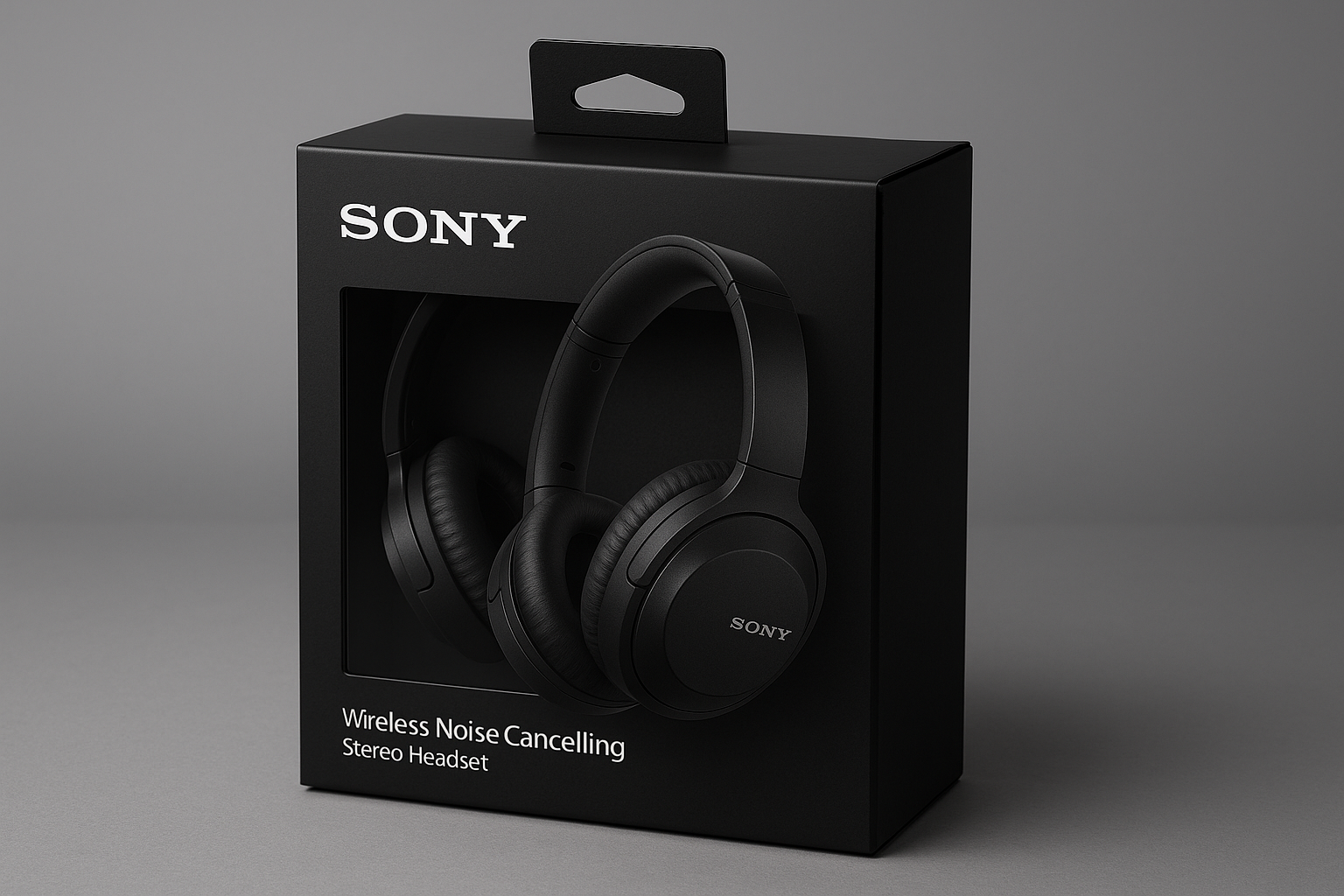 Headphone Sony package