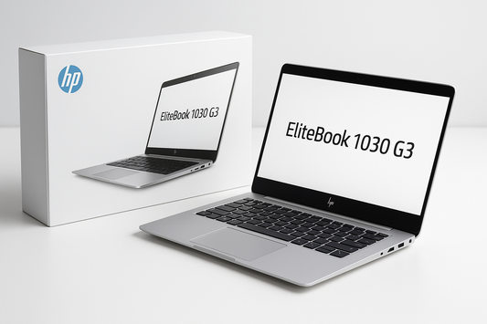 HP 1030 G3 laptop product and package