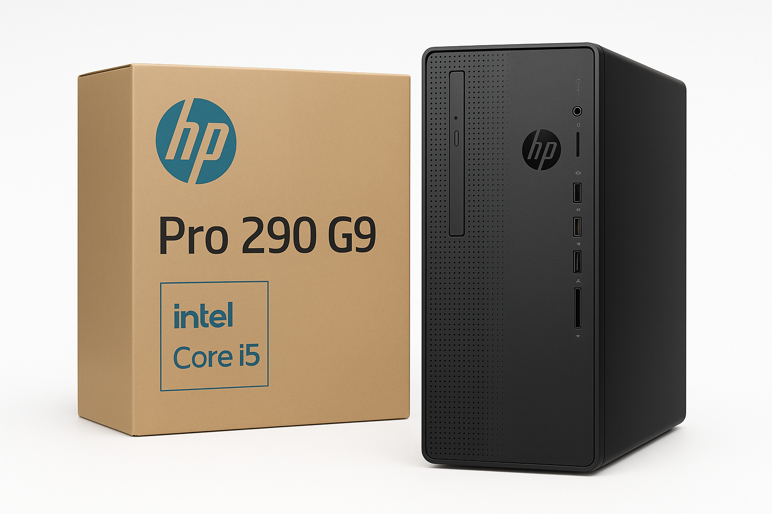 HP Pro 290 G9 13100 CI5 package and product