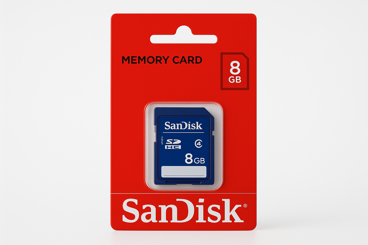 Memory Sandisk 8gb package
